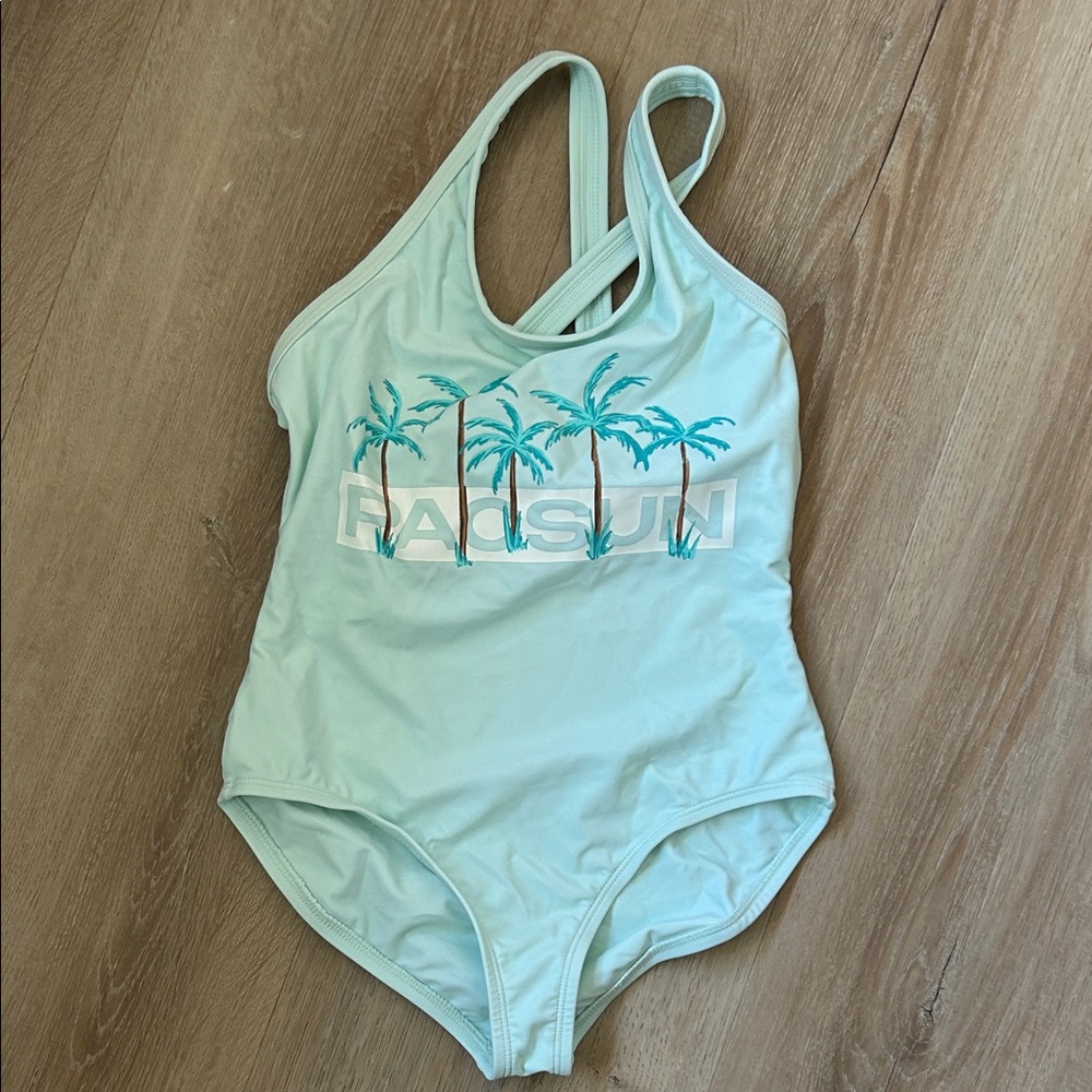 PacSun Mint Green Kids Swim One Piece